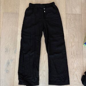 Black Linen Pants